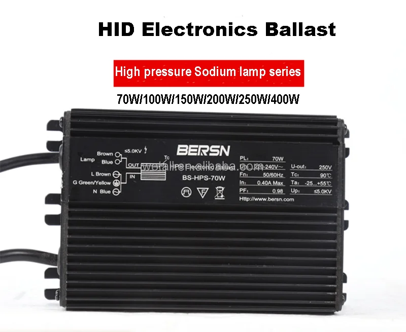 0-10V dimming 250W HPS high-pressure sodium lamp electronic ballast electronic ballast
