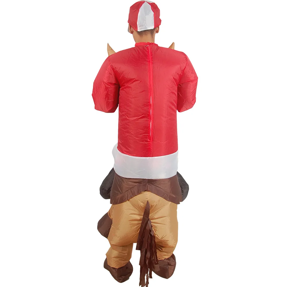 Unisex Adults Ride on Donkey Inflatable Halloween Costume Halloween Christmas Carnival Inflatable Costume