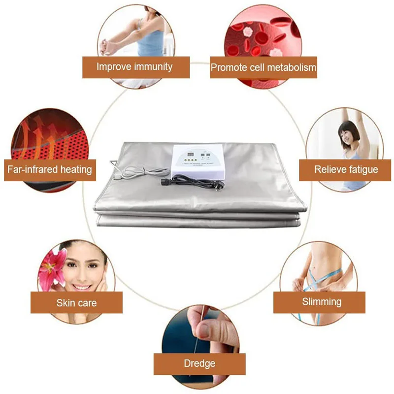 Hot Weight Loss Detox Slimming Infrared Body Shaping Instrument Home Sauna Blankets Sauna Blanket Health Infared Sauna Blankets