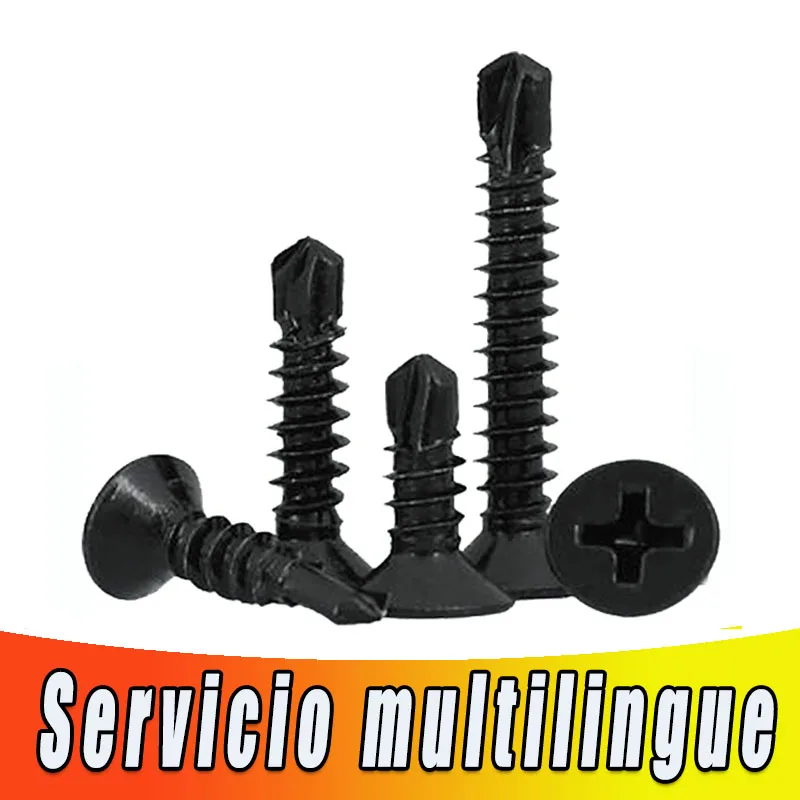 Черный винт Colombia для гипсокартона tornillo