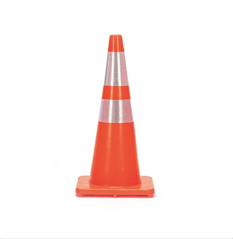 Wholesale Customizable 28inch/70cm Orange PVC Road Cone High Visible Traffic Sign for Roadway Safety