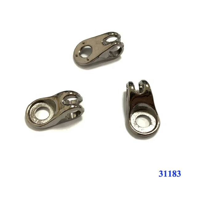 Wholesales Black Nickel Color Shoe Lace Zinc Alloy Hook Buckle