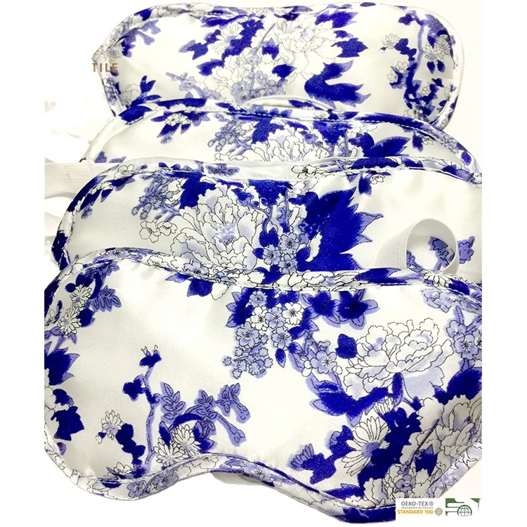 Wholesale Custom Logo Sleep With Drawstring Bag Eyemask Custom Eye Mask Private Label