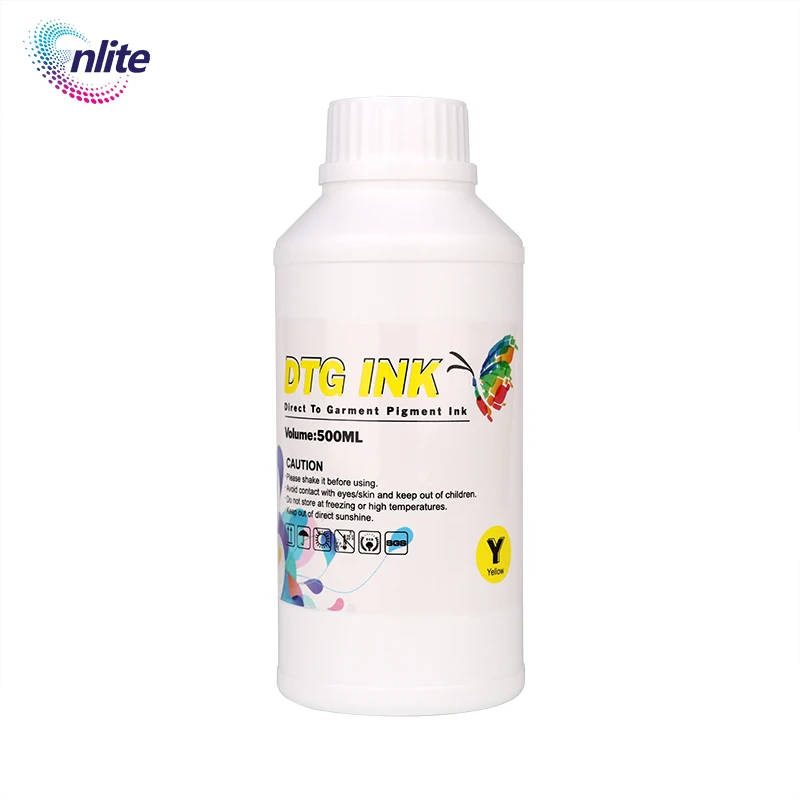 500ml dtg ink for epson printer f2100 l805 ink use in tshirt customized logo printing