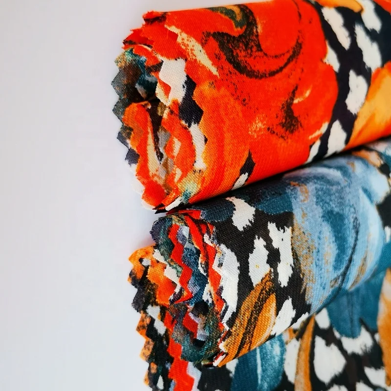 
Shaoxing textile with fashion floral pattern printed 100D chiffon fabric for ladies clothing material 