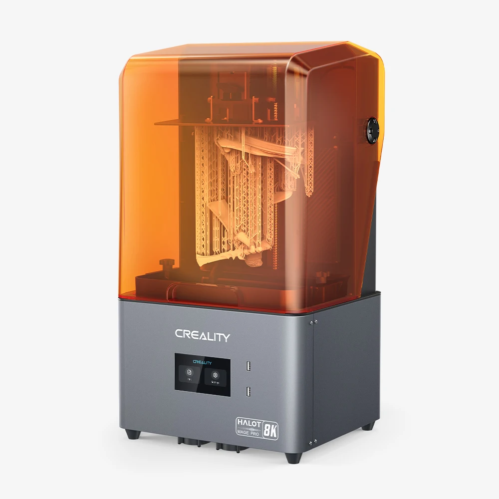 Creality HALOT MAGE PRO 8K Resolution 170mm/h high Speed Resin 3D Printer with Smart Resin Pump and Activated Carbon Filter