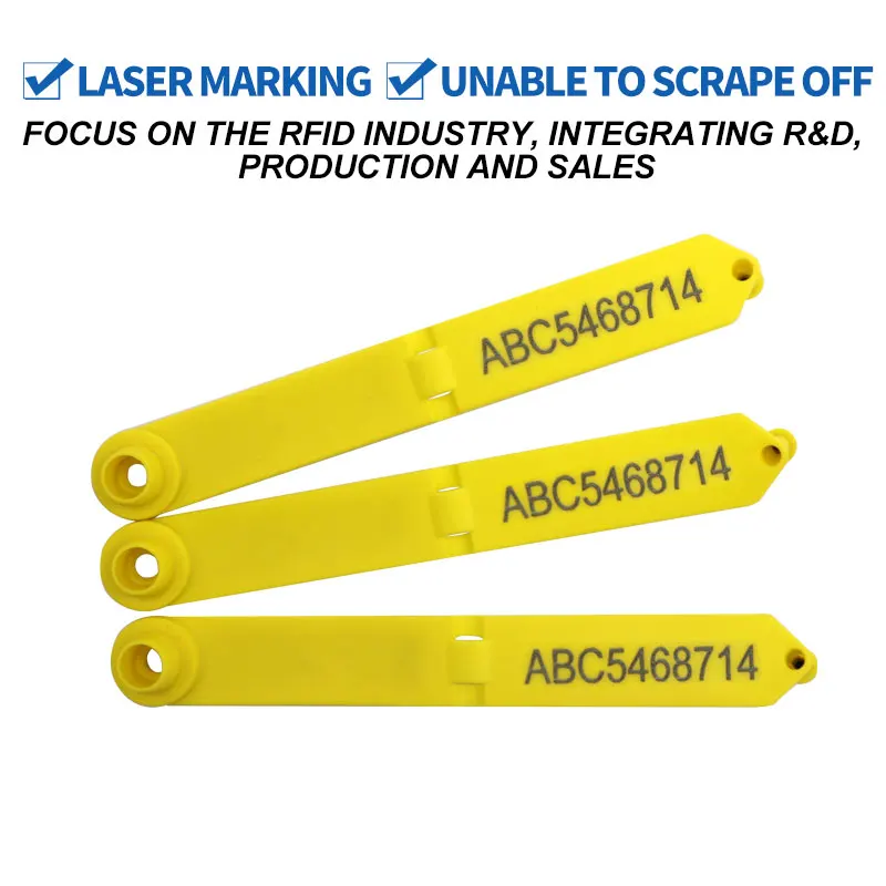 HED-ET136 Rfid Ear Tag Animal Electronic Ear Tags Livestock Cattle Sheep Pig Ear Tag