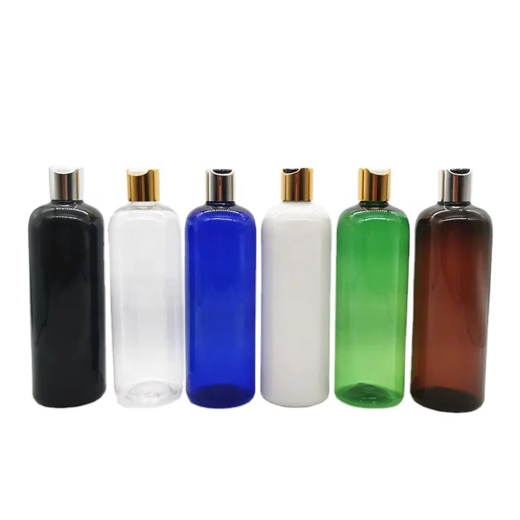 Круглые пластиковые флаконы для шампуня Cosmo с золотым и серебряным диском 50 мл 60 80 100 120 150 250 300 500