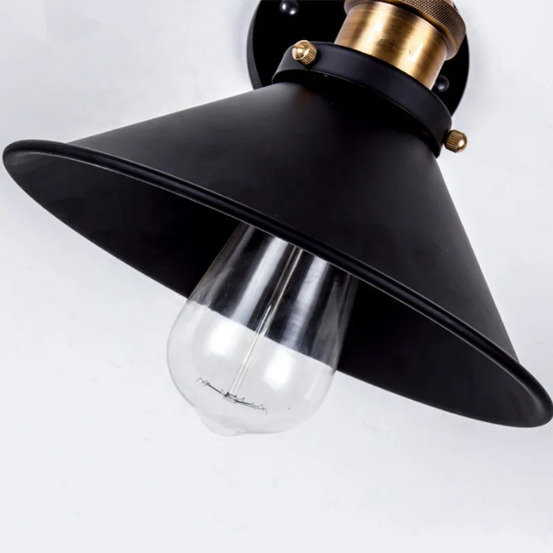 Vintage Decorative Iron Painted Wall Lamp E27 Retro Home Lighting