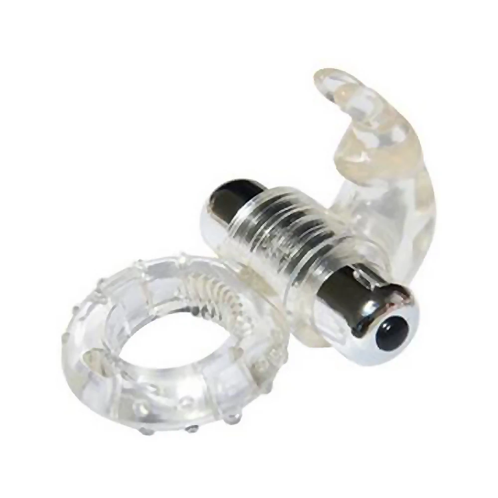 
High Quality TPE Exquisite 7 Frequencies Strong Vibration Rabbit Cock Ring 