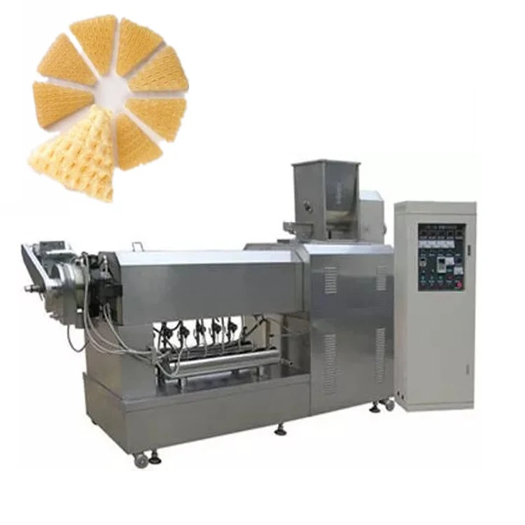 chips extruder machine 2d snack pellet machine potato chips 2d 3d snacks extruder