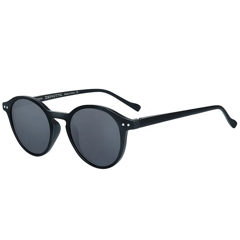  Vintage Round Polarized Sunglasses Male Retro UV400 Sun Glasses eyeglasses custom for Men Women