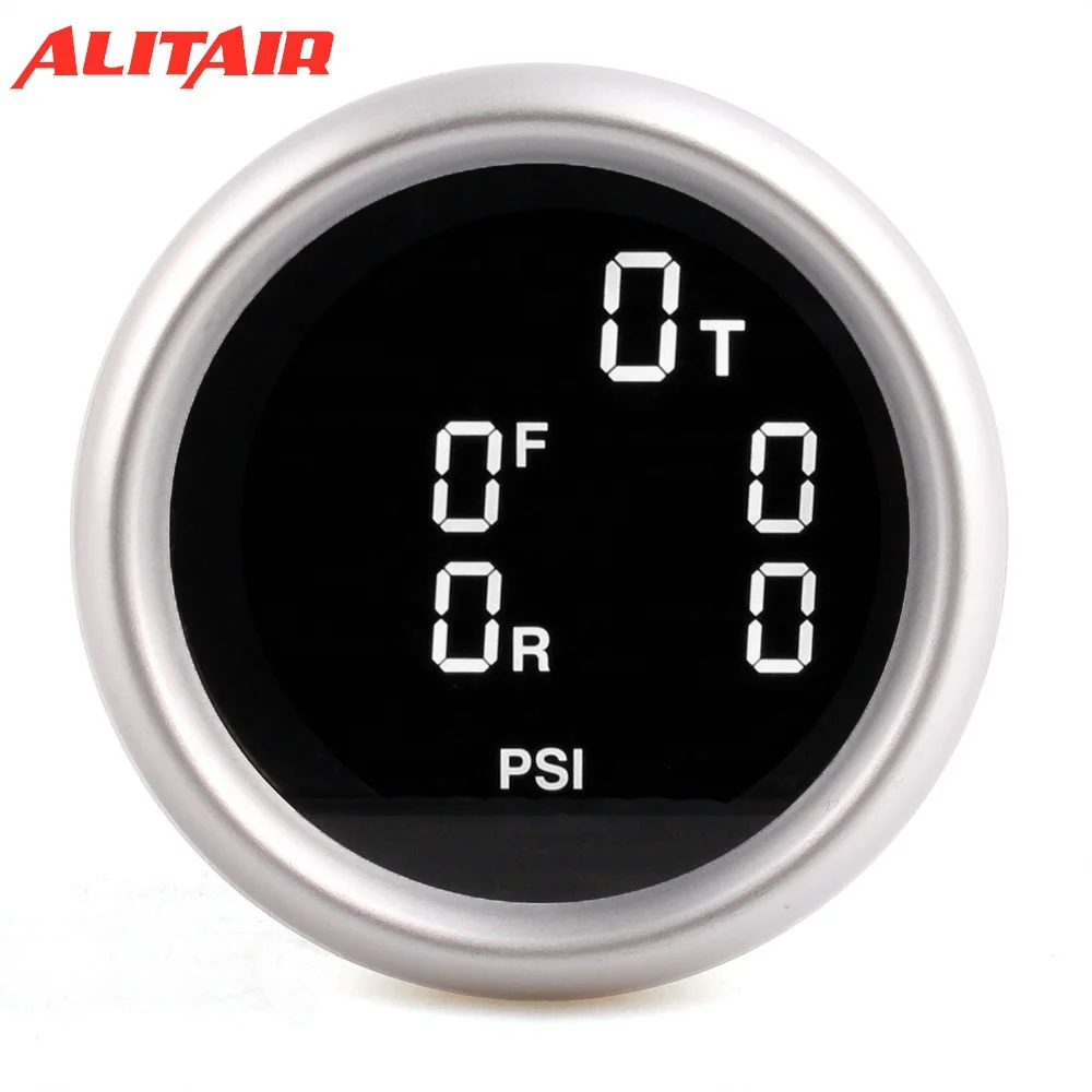 5 Display 52mm Air Pressure Gauge air suspension Air ride digital gauge for Car Truck