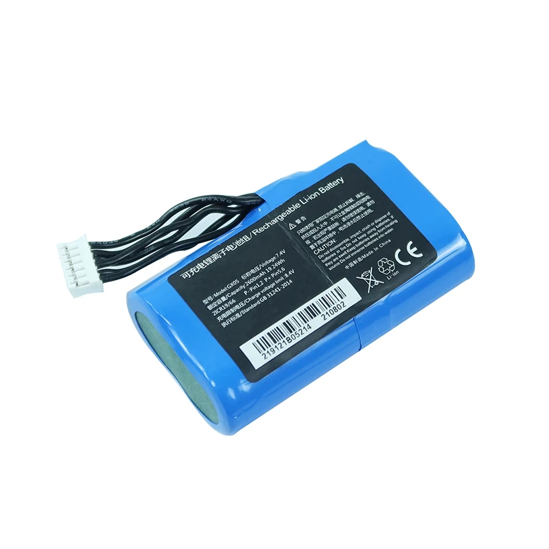 Li-ion 7.4V 2600mAh Rechargeable Lithium ion Payment Terminal K370 GX05 G870 Replacement Battery For Mobile POS Systems