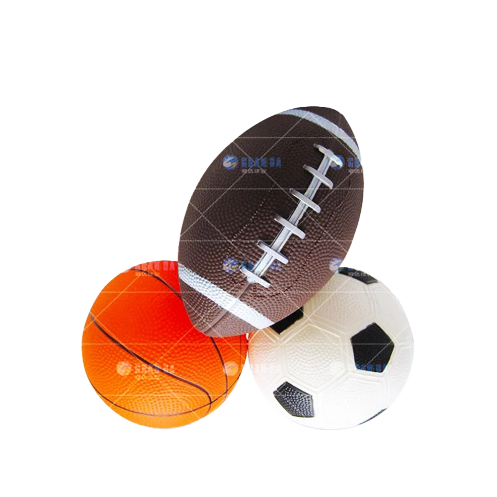 High Quality 3pk Sport ball for kids toy ball set basketball football and soccer ball set