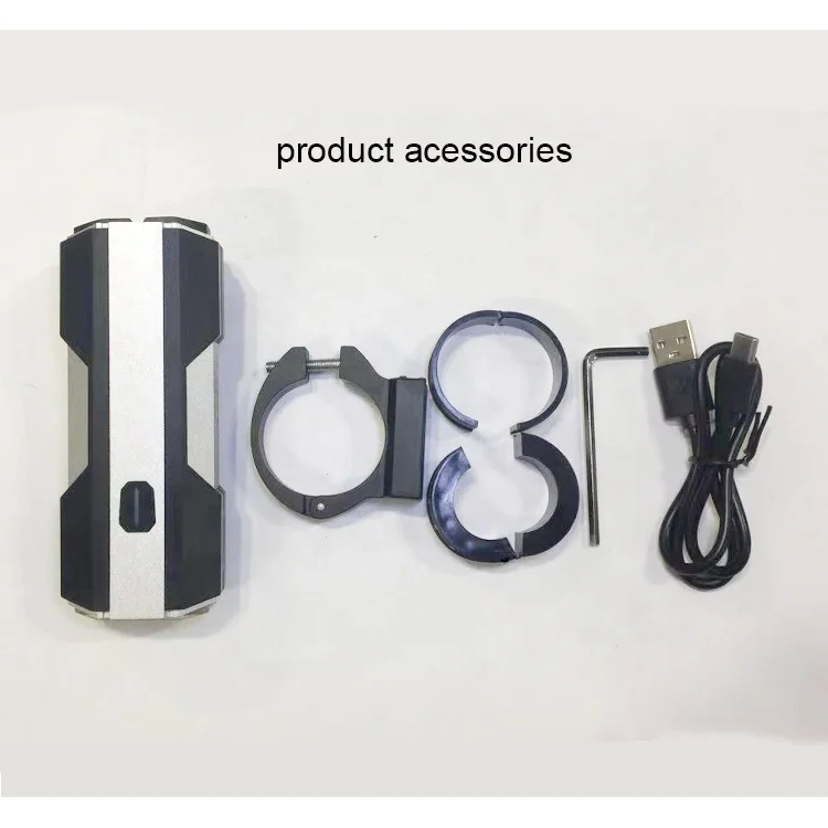 Заводской новый продукт водонепроницаемый USB Перезаряжаемый алюминиевый велосипедный аксессуар 1000 люмен COB