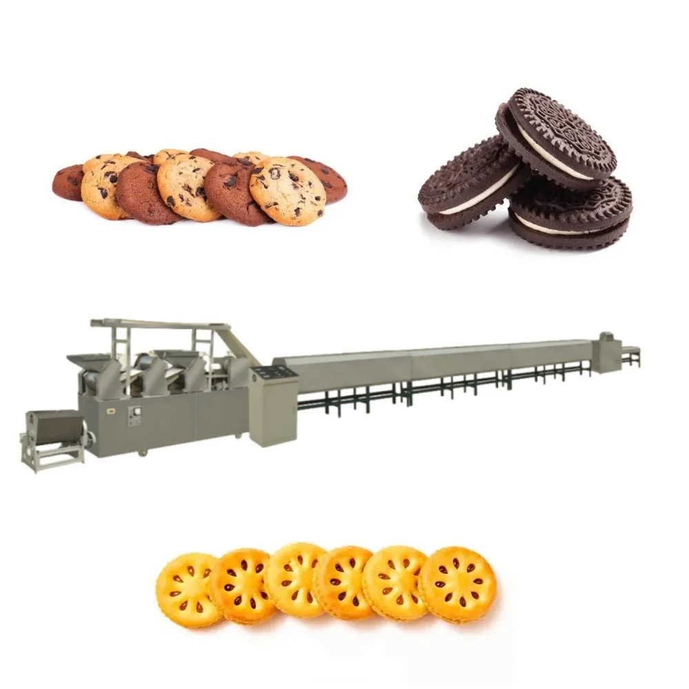 Automatic Soft Hard Soda Cracker Biscuits Production Line / Cookies Biscuits Making Machinery