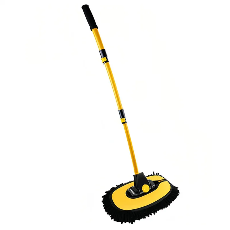 Car Wash Mop Telescopic Long Handle Chenille Broom Detailing Adjustable Super Absorbent Car Cleaning Soft Brush