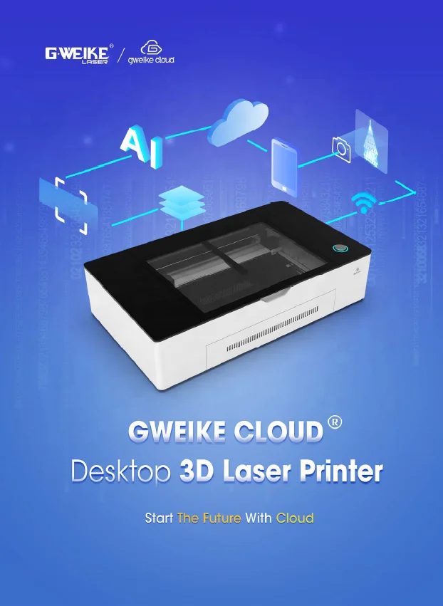 Xtools DIY wood acrylic 50W 40W 3D laser cutter printer desktop engraving machine small laser engraving machine