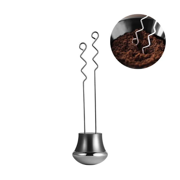 MHW-3BOMBER Espresso Needle Distributor Coffee Tamper Stainless Steel Coffee Powder Stirring Tool Accessories High Quality