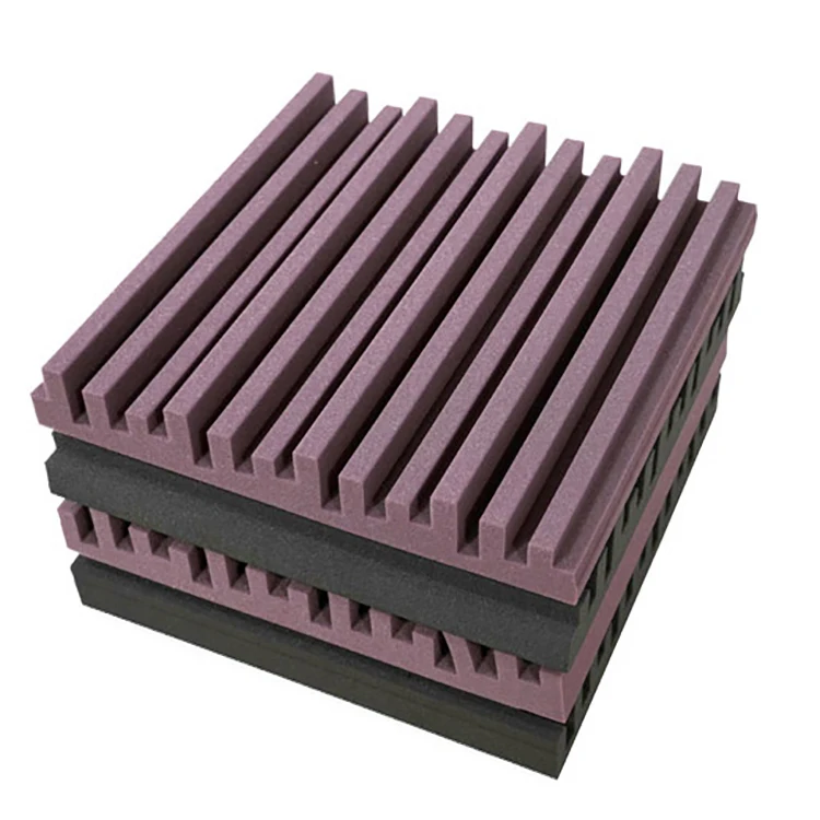 China Self Sound Absorption Fire Retardant Acoustic Foam Panels Sound Isolation Noise Barrier Outdoor Wall Panel Broadband Shape