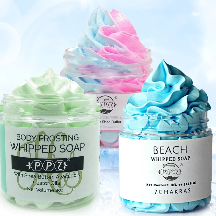 
Бестселлер на кантонской ярмарке, новый продукт, частная марка, сладкий ароматизированный натуральный крем для тела, цветное мыло 