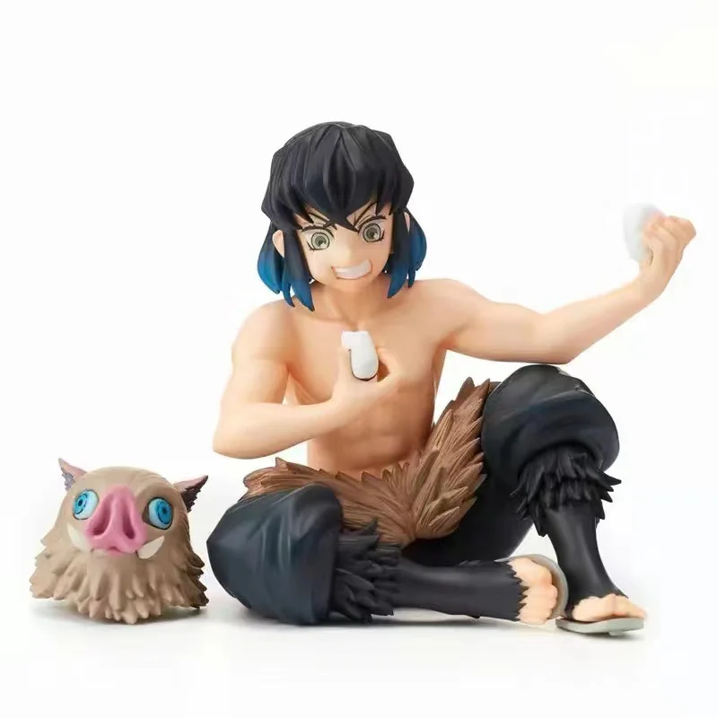 best price Wholesale Demon Slayer Pressed Instant Noodles Car Seated Decoration  PVC Anime Action Figures