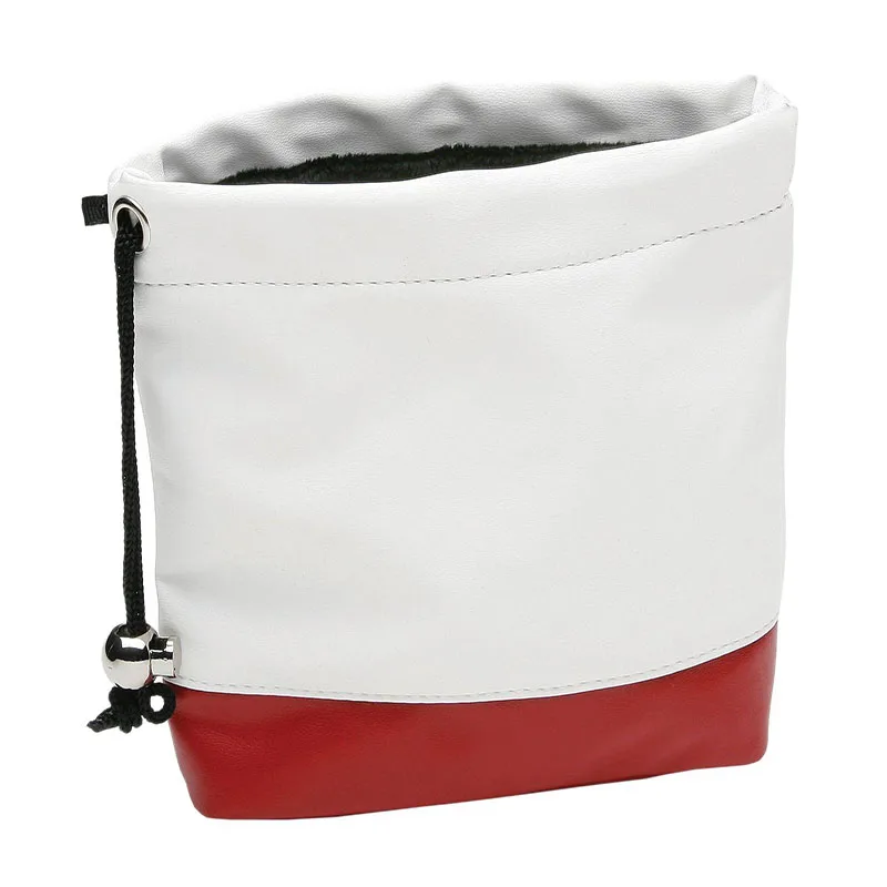 High Quality Pu Leather Golf Accessories Pouch Customized Ball Packing Bags Golf Tee Bags