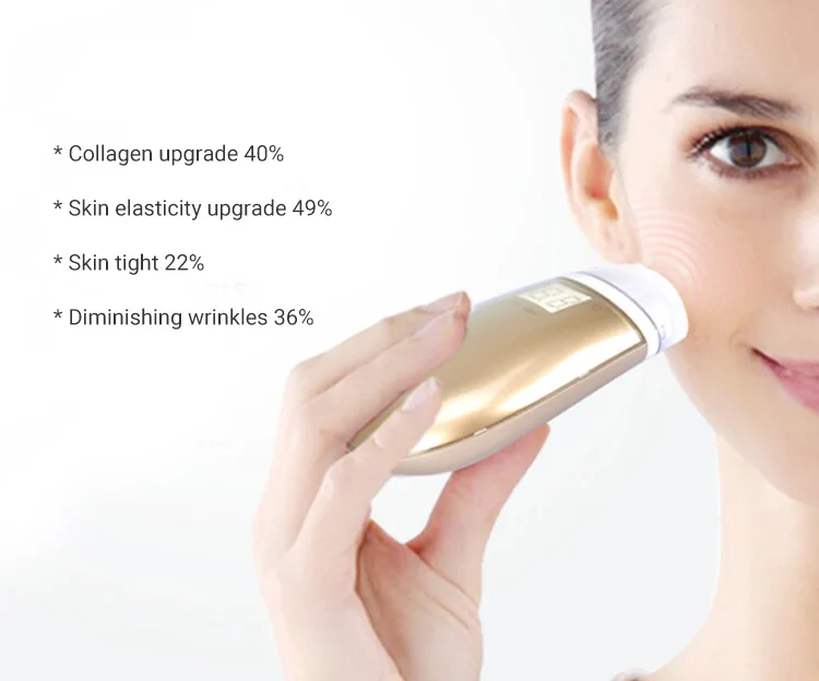 Home Handheld Face Lattice Radio Frequency RF Skin Tightening Machine Handheld Temperature Control Rf Device