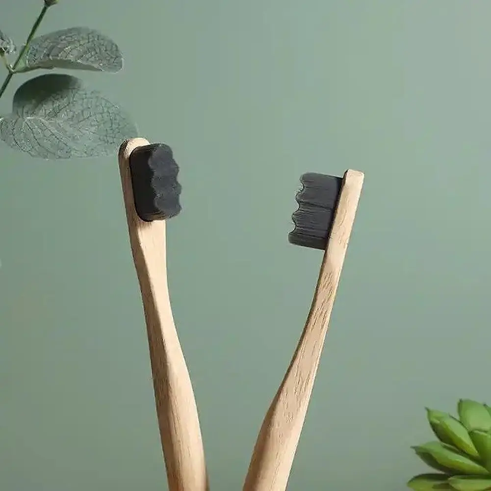 Factory Direct Sales Custom Biodegradable Eco Natural Organic Nano Bristle Bamboo Toothbrush For Adult Kid With Case