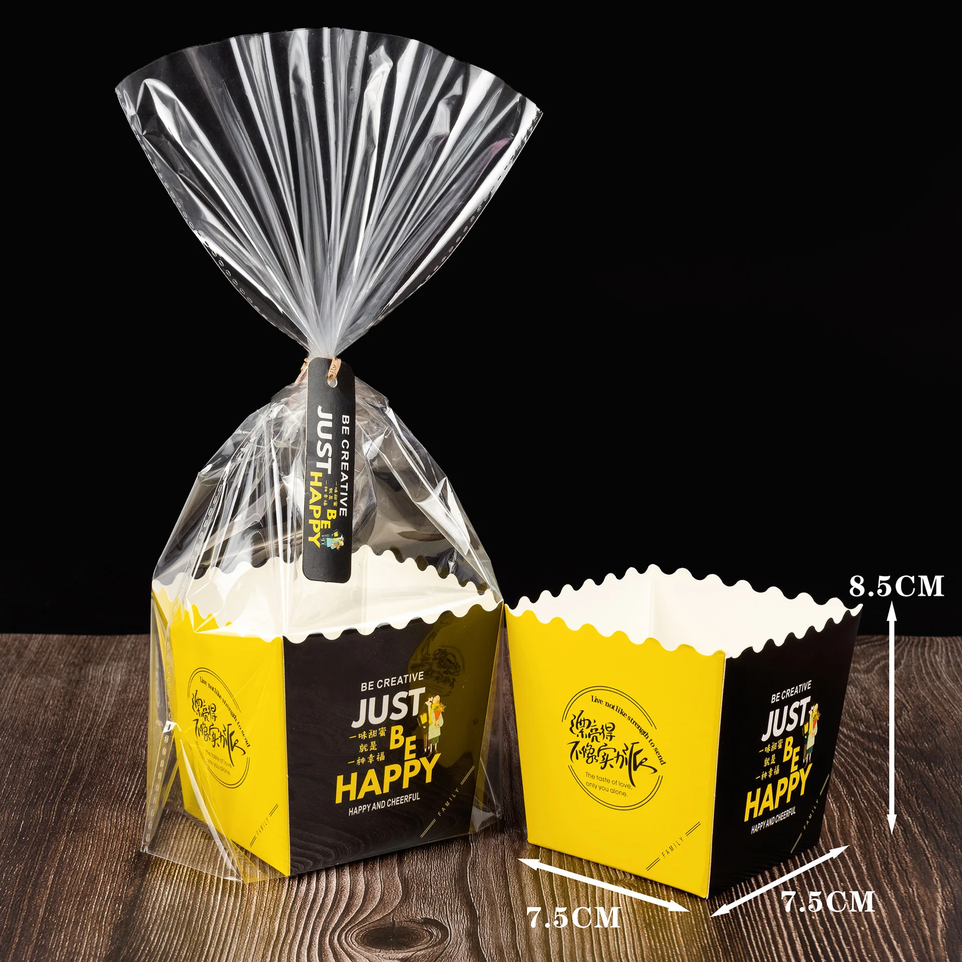 Clear Loaf Food Dessert Baking Bread Food Packaging Bags Transparent OPP Cello Bread Bags