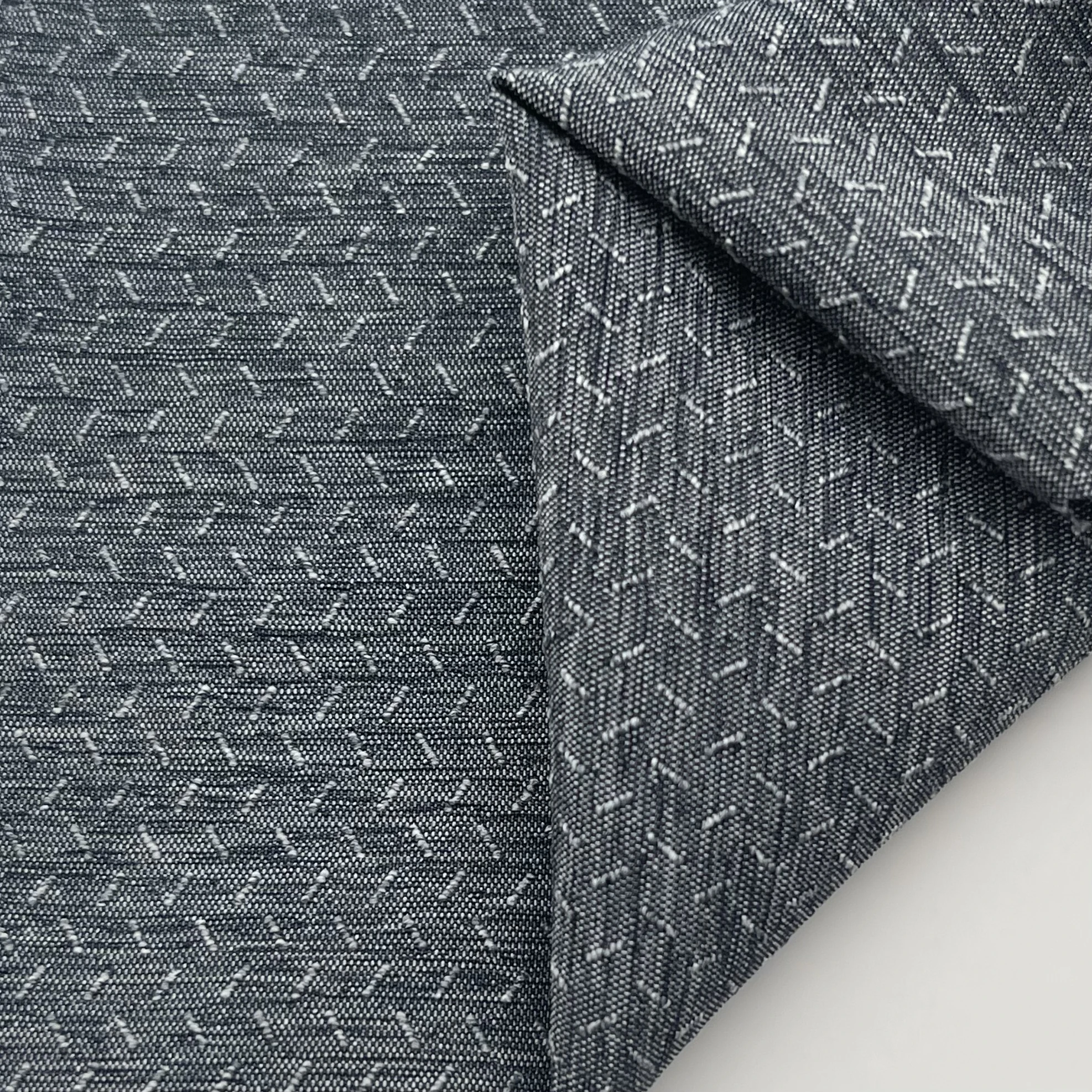 High Quality 90%P 10%SP Two-Tone Jacquard Four Way Stretch Fabric