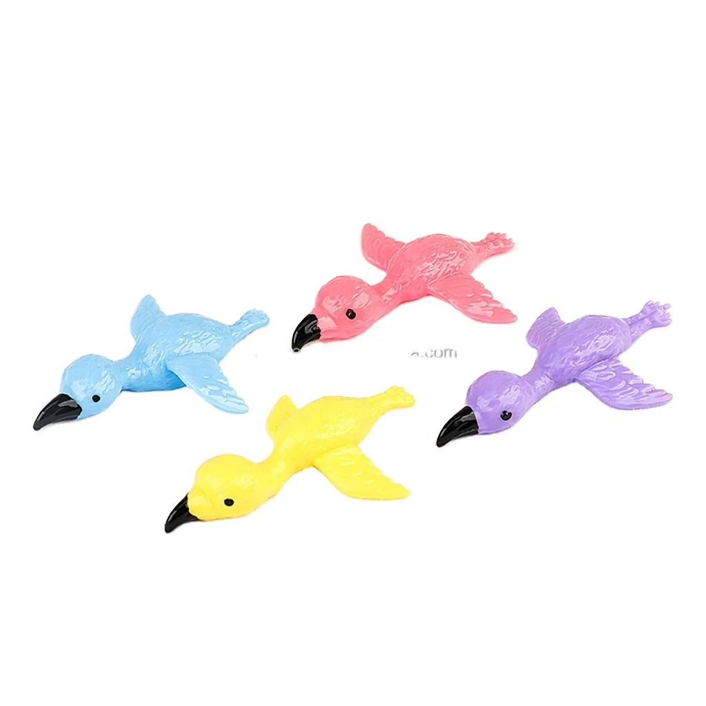 Игрушки из рогатки фламинго TPR игрушки для запуска детей