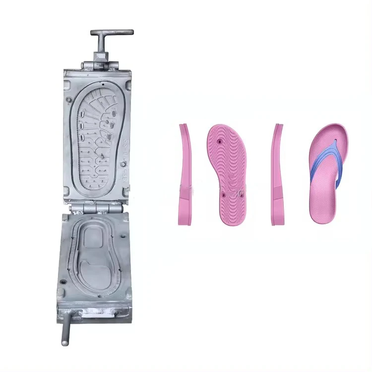 Air blowing PVC Injection Flip Flops Slippers shoe mould