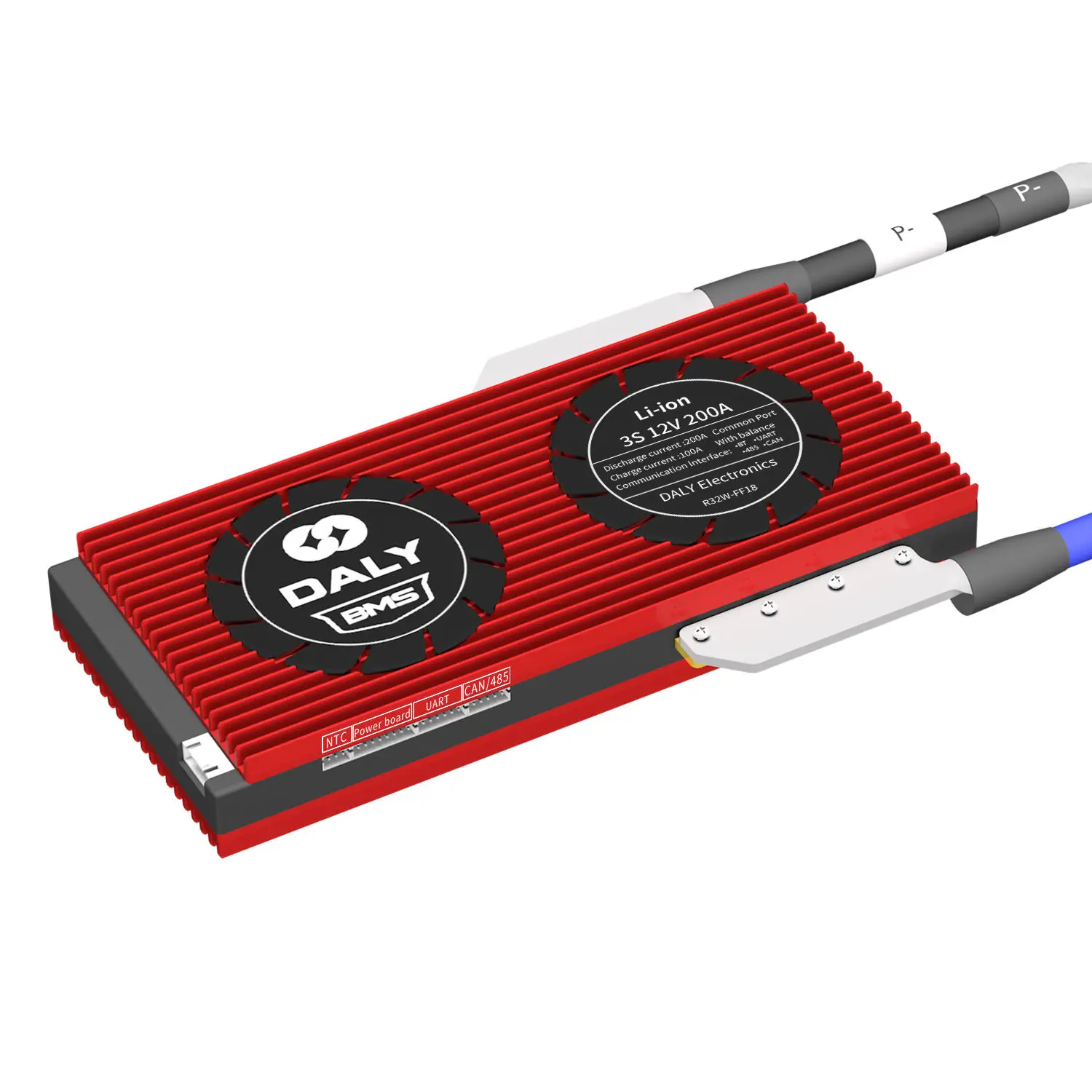 Daly BMS Li-ion 4S 12V 14.6V 30A 40A 50A 60A 100A 200A 4a smart balancer Waterproof BMS for lithium battery 18650 PCB capacitor