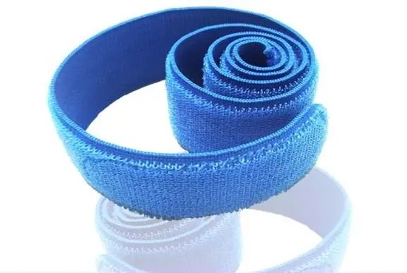 30x250mm Elastic Hook and Loop Reusable Cinch Straps stretch hook and loop cable ties