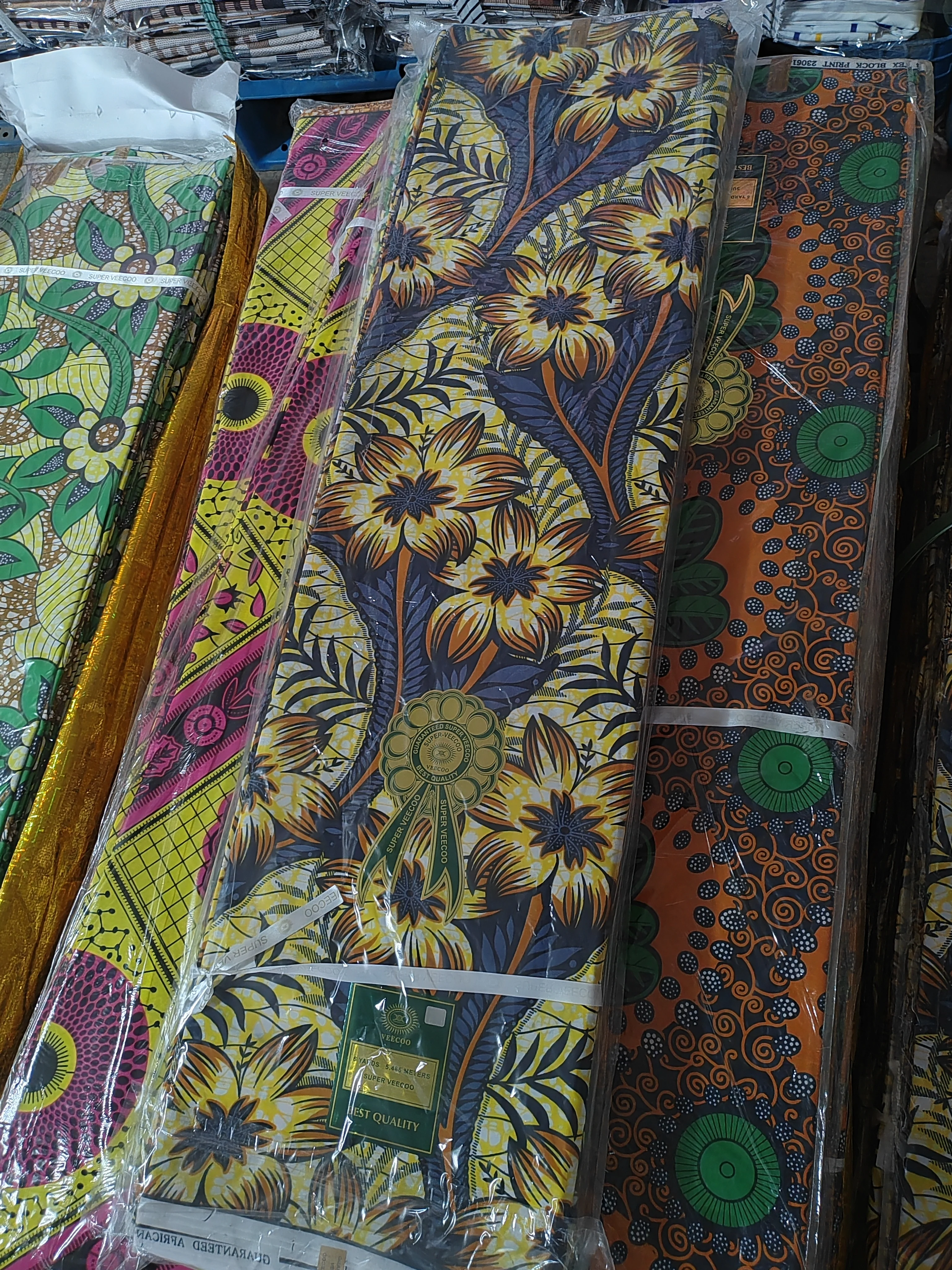 Wholesale High quality Print wax fabric 100% Polyester Wholesale popular cotton wax printed clothing fabric african loincloth