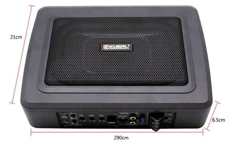 Guangzhou Kuer 6*9 inch multimedia car audio slim woofer speaker subwoofer SPL ative auto subwoofer