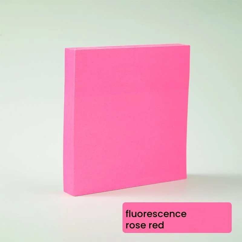 Custom Logo Sticky Notes Stationery Memo Pads with Sticky Back for Easy Attachment