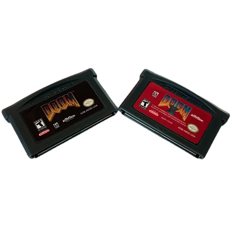 32 Bit Video Game Console Card Advance Wars Breath of Fire DOOM Harvest Moon for GBA/SP