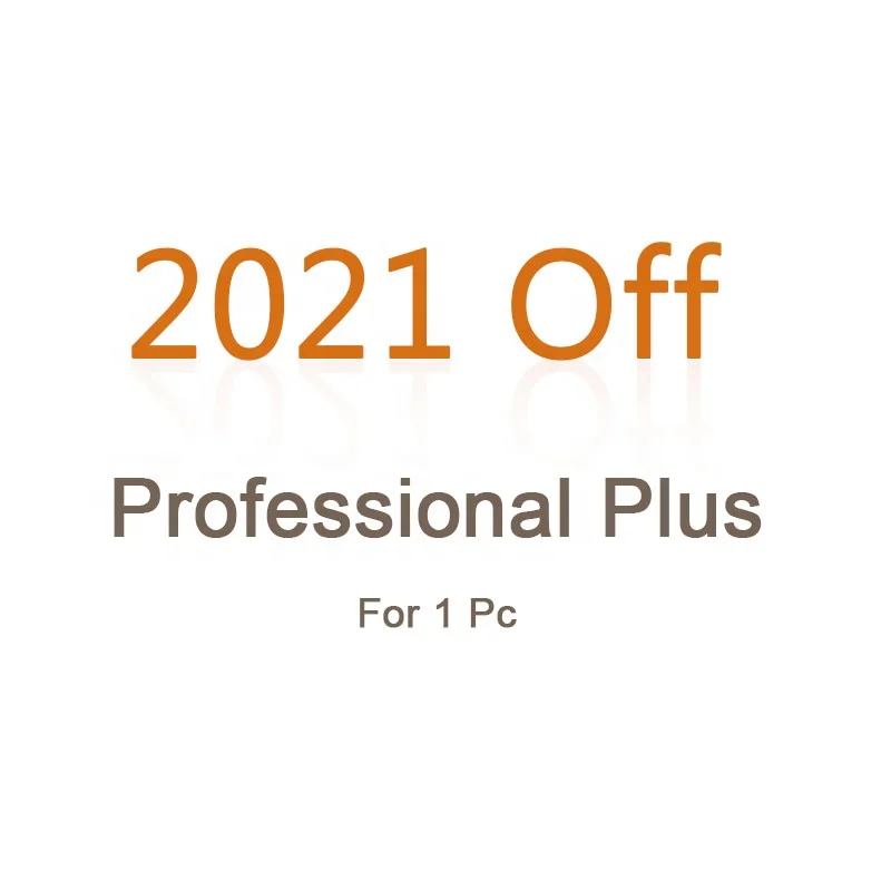 Off 2021 Pro плюс цифровой ключ 100% активации онлайн выключен Профессиональный код ключа в Ali