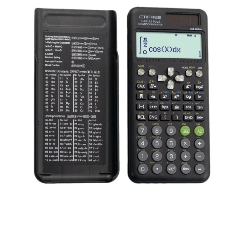991ES PLUS II Transparent Model Scientific Calculator 417 Functions For Students Back To School calculadora cientifica