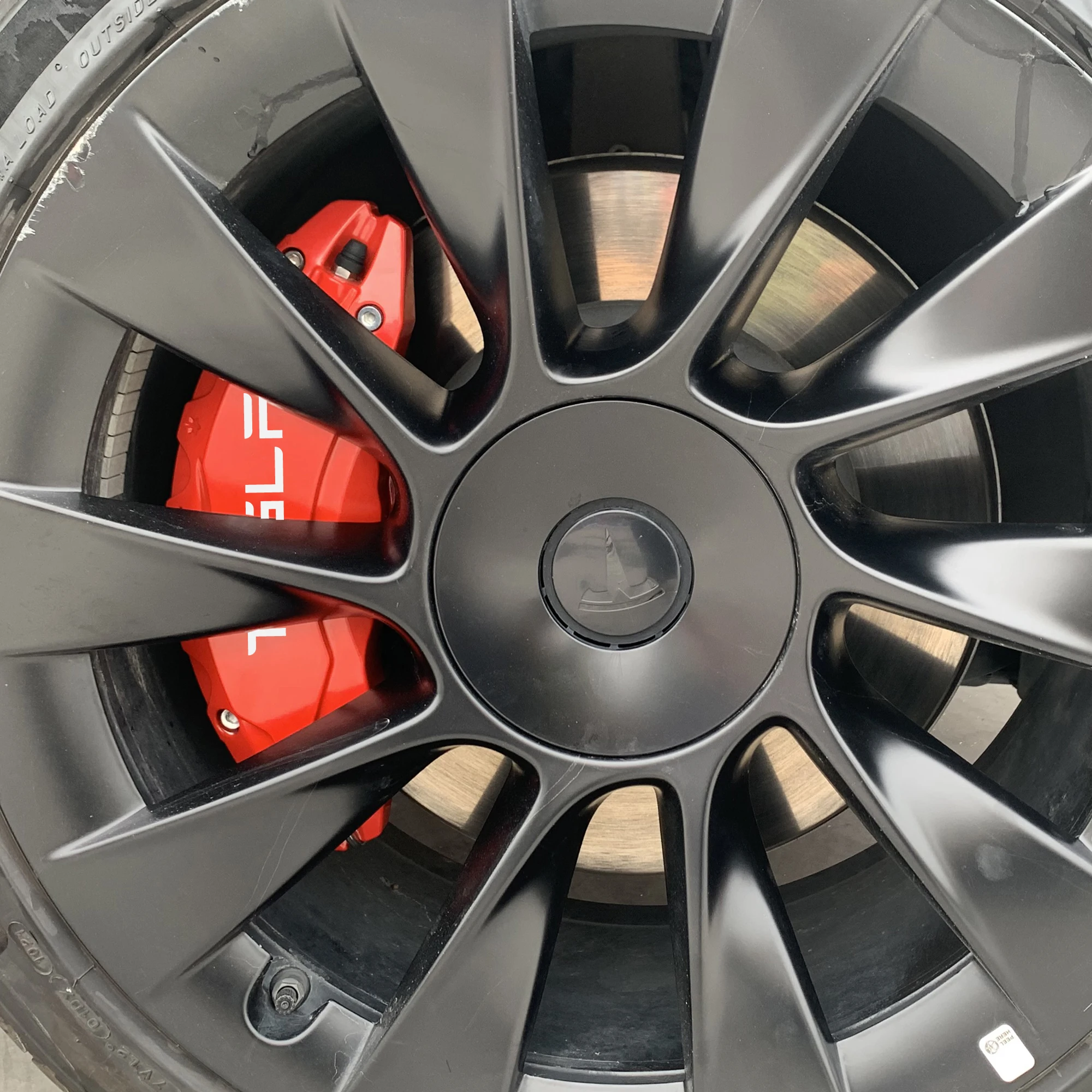 Use For Tesla Model Y Caliper Covers Fit For 19 20 Inch Wheel Hub 2020-2023 (Set Of 4, 2022 Upgraded)