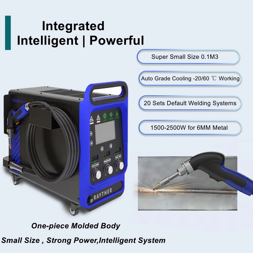 2024 New Self-Cooling Laser Welding Machine Portable 1500w 2000w Metal Laser Welding Machine 2500w
