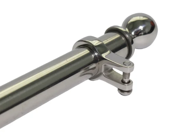 Flagpole seat 18/24/30/36/42/48 inch stainless steel rust-proof 316 marine hardware yacht accessories flagpole