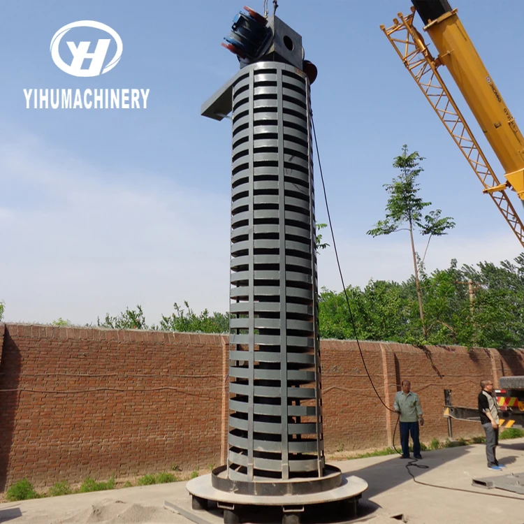 SS 304 vibratory spiral elevator vertical vibrating conveyor