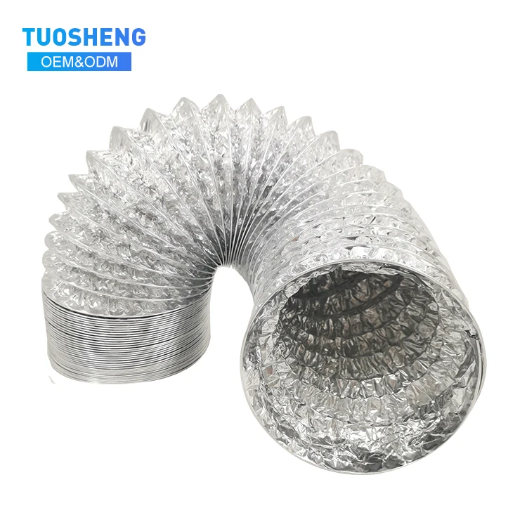 Factory Price Wholesale Flexible Aluminum Foil Air Duct Hose for HVAC System