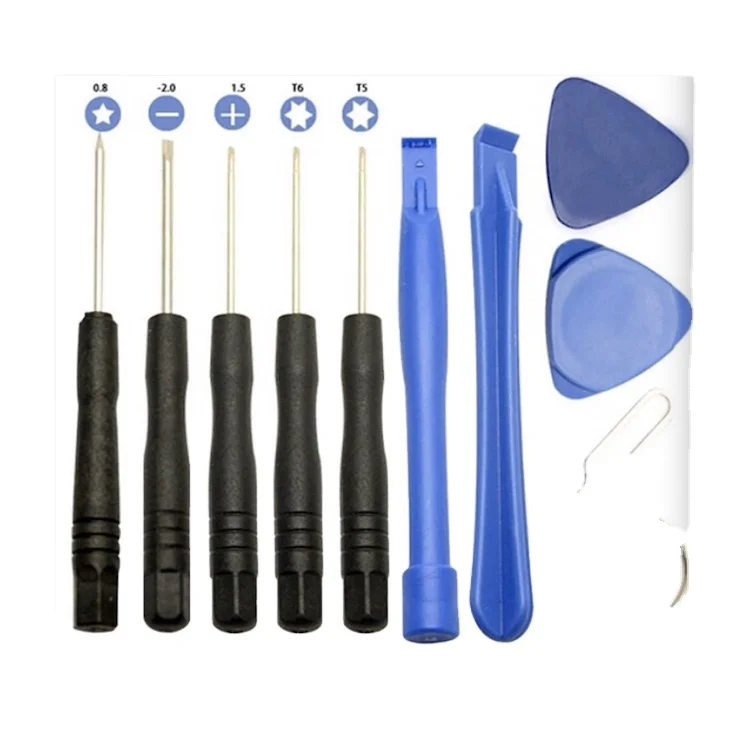 Smartphone Opening Pry Set Screwdriver Hand Tools 11 in 1 Disassemble Tools Mobile Phone Repair Tools Kit
