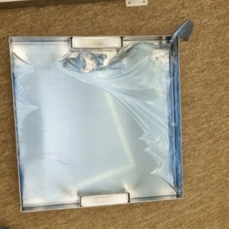 Custom 304/201 Stainless Manhole Cover and flames Sewer square decorative sinking-mode well lid