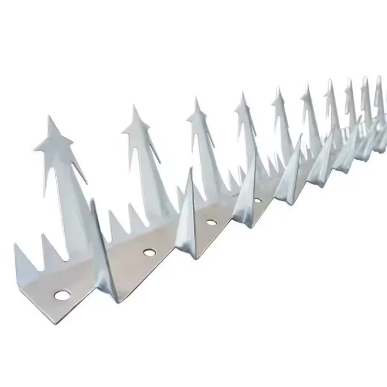 Anti Climb Design Modern Spike Fences Hot Dipped Galvanized Metal Stainless Steel Wall